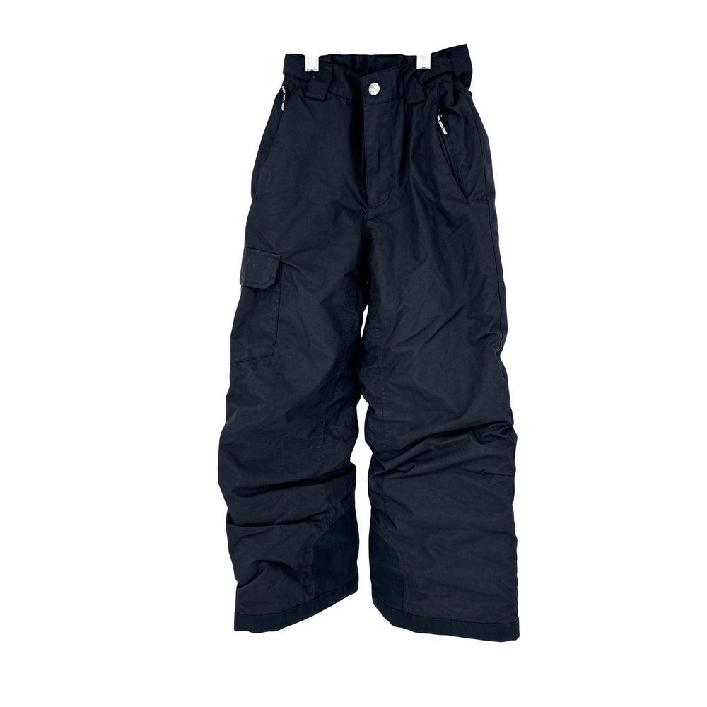 Columbia Snow Pants Kids Small 8 Omni-Tech Black Ski Snowboard Winter